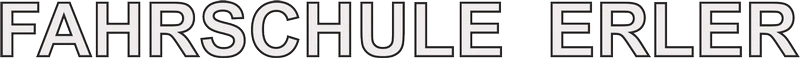 Schriftzug Fahrschule
